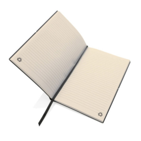 Carnet de notes personnalisé A5 en cuir recyclé 