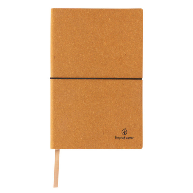 Carnet de notes personnalisé A5 en cuir recyclé 
