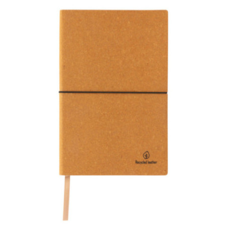 Carnet de notes personnalisé A5 en cuir recyclé 