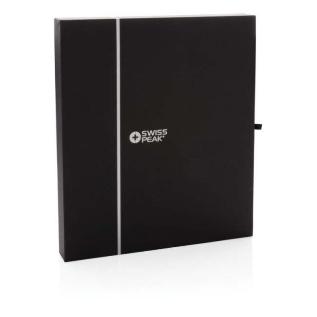 Set publicitaire carnet de notes A5 et stylo Swiss Peak 