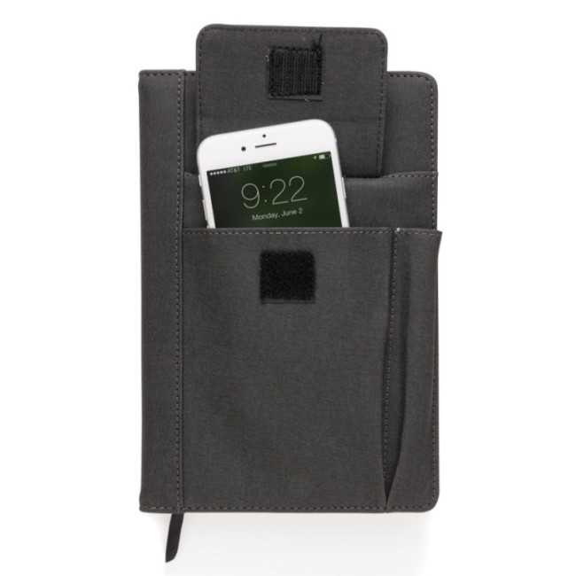 Carnet personnalisé avec pochette pour téléphone 