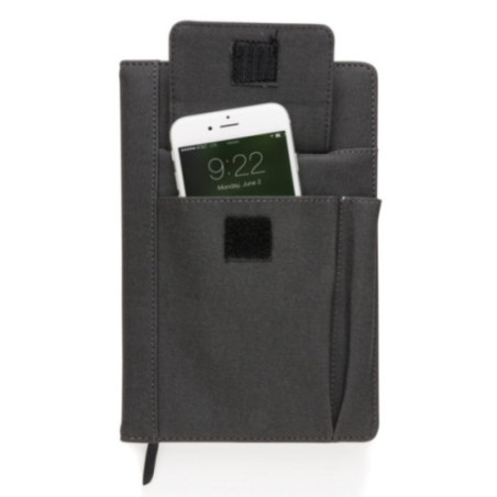 Carnet personnalisé avec pochette pour téléphone 