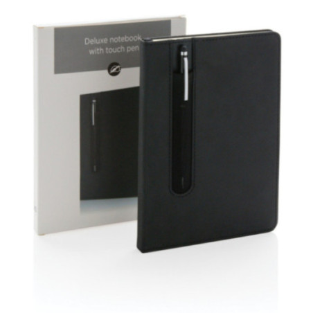 Carnet A5 personnalisé à couverture rigide avec Stylo tactile 