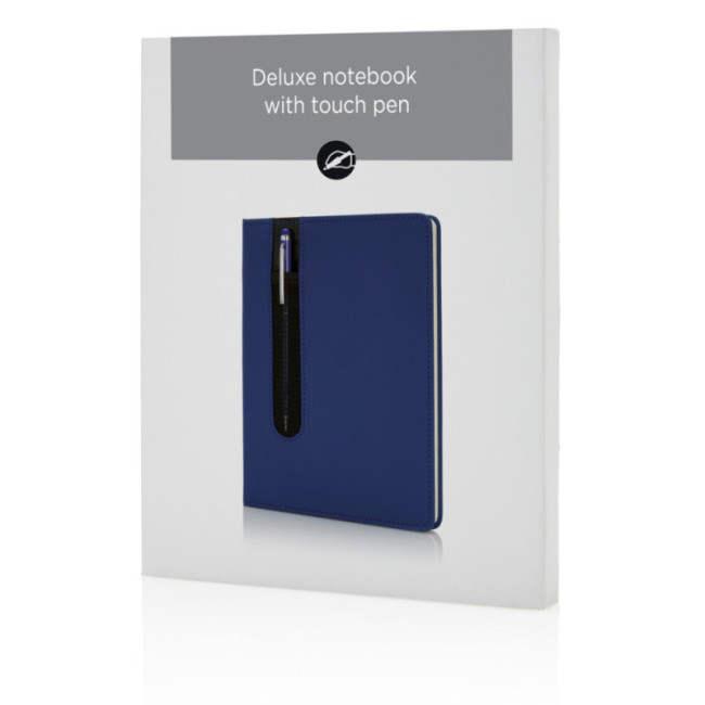 Carnet A5 personnalisé à couverture rigide avec Stylo tactile 