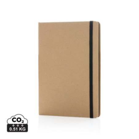 Carnet personnalisé en kraft A5 Tranche colorée 