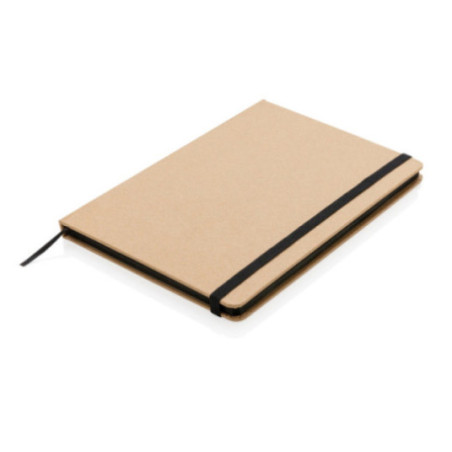 Carnet personnalisé en kraft A5 Tranche colorée 