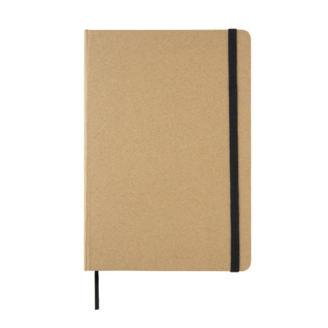 Carnet personnalisé en kraft A5 Tranche colorée 