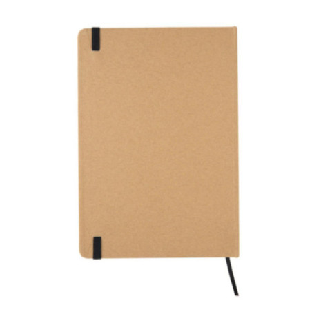 Carnet personnalisé en kraft A5 Tranche colorée 