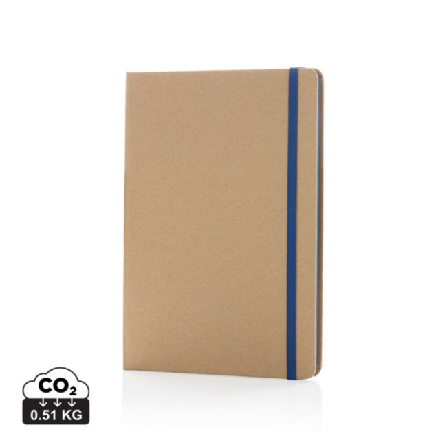 Carnet personnalisé en kraft A5 Tranche colorée 