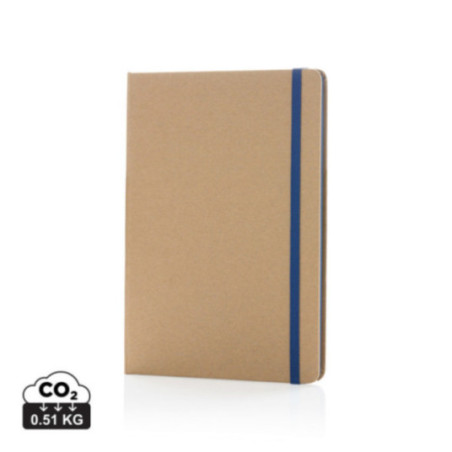 Carnet personnalisé en kraft A5 Tranche colorée 