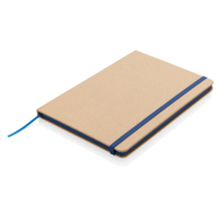 Carnet personnalisé en kraft A5 Tranche colorée 