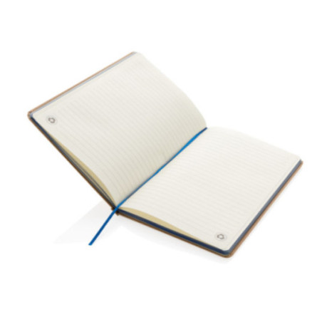 Carnet personnalisé en kraft A5 Tranche colorée 