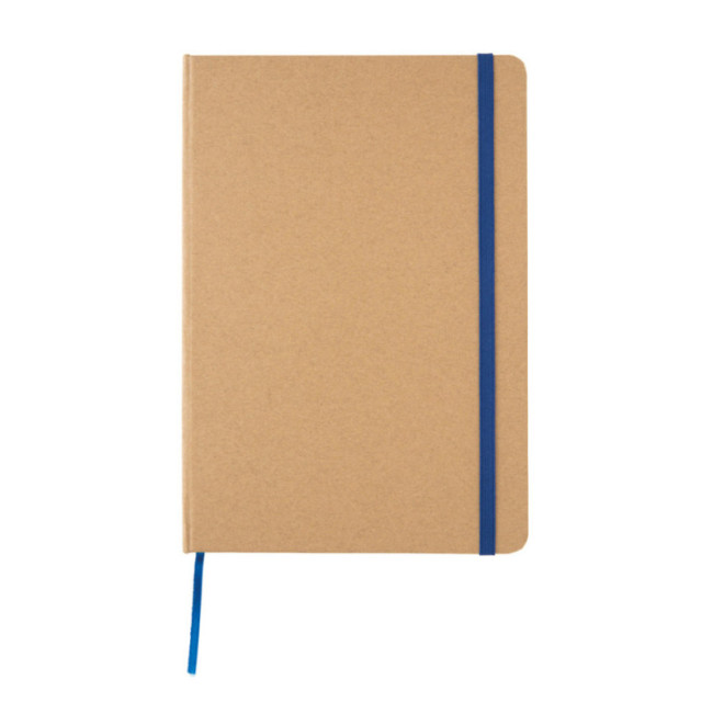Carnet personnalisé en kraft A5 Tranche colorée 