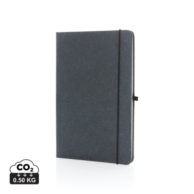 Carnet personnalisé A5 à couverture rigide en cuir recyclé 