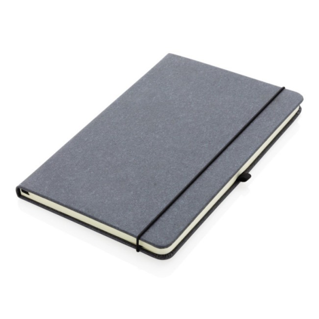 Carnet personnalisé A5 à couverture rigide en cuir recyclé 