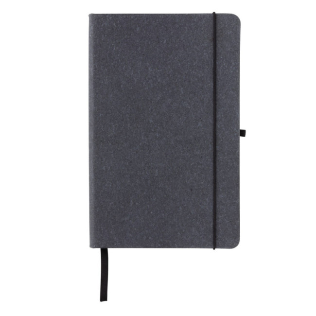 Carnet personnalisé A5 à couverture rigide en cuir recyclé 