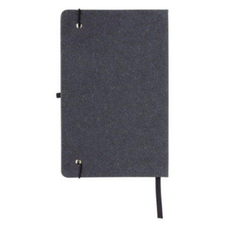 Carnet personnalisé A5 à couverture rigide en cuir recyclé 