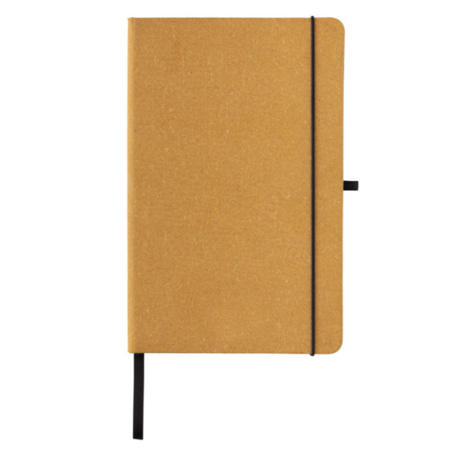 Carnet personnalisé A5 à couverture rigide en cuir recyclé 