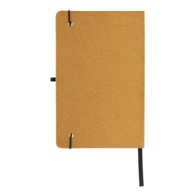 Carnet personnalisé A5 à couverture rigide en cuir recyclé 