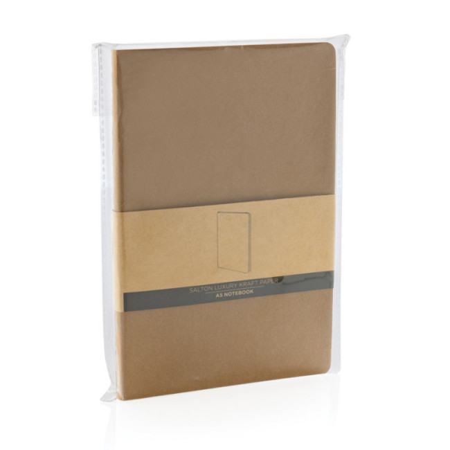 Carnet publicitaire A5 en papier kraft Salton 