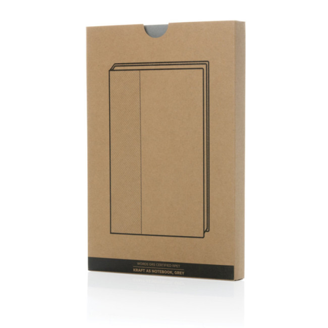 Carnet personnalisé A5 en Kraft et rPET Words 