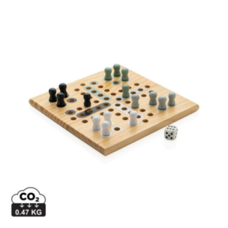 Jeu de ludo personnalisé en bois Claire 