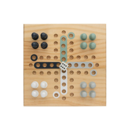 Jeu de ludo personnalisé en bois Claire 