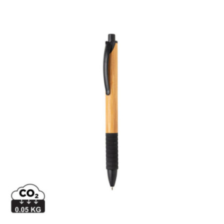 Stylo personnalisé en bambou et fibre de paille 