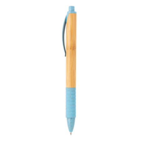 Stylo personnalisé en bambou et fibre de paille 