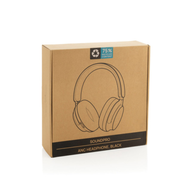 Casque ANC personnalisé en plastique recyclé RCS Soundpro 