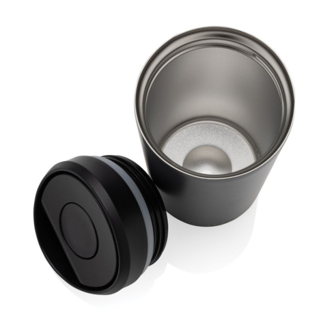 Mug de voyage personnalisé en acier recyclé Avira Alix 400ml 