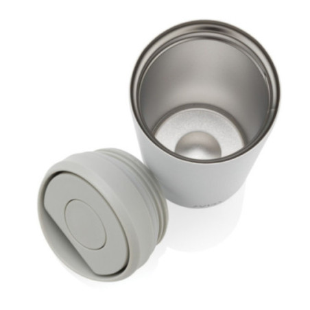 Mug de voyage personnalisé en acier recyclé Avira Alix 400ml 