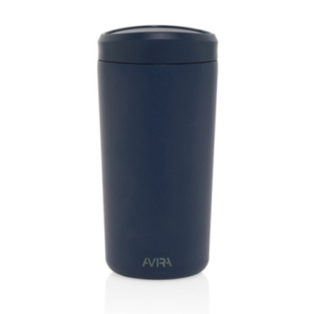 Mug de voyage personnalisé en acier recyclé Avira Alix 400ml 