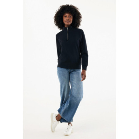 Sweatshirt à col montant zippé Iqoniq Elgon 