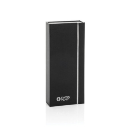 Coffret de stylos en acier recyclé Swiss Peak OSLO 
