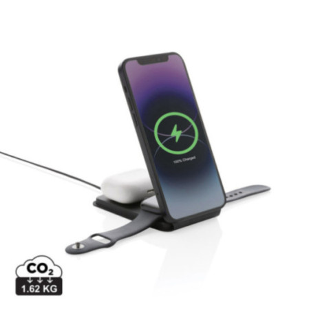 Chargeur magnétique pliable 3 en 1 