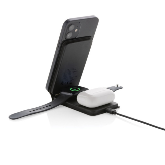 Chargeur magnétique pliable 3 en 1 