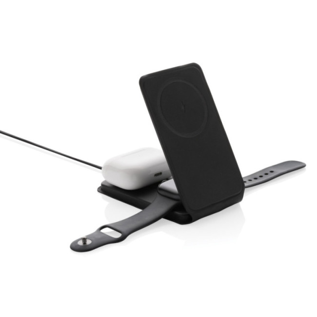 Chargeur magnétique pliable 3 en 1 