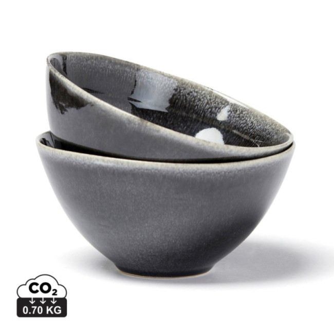 Set personnalisé de 2 petits bols 15,5cm VINGA Nomimono 