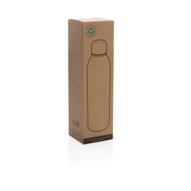 Bouteille isotherme personnalisée inox recyclé RCS 500ml 