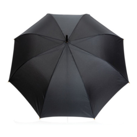 Parapluie personnalisé en rPET et bambou AWARE™ Impact 27" 