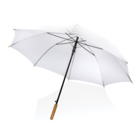 Parapluie personnalisé en rPET et bambou AWARE™ Impact 27" 