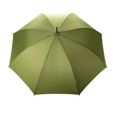 Parapluie personnalisé en rPET et bambou AWARE™ Impact 27" 