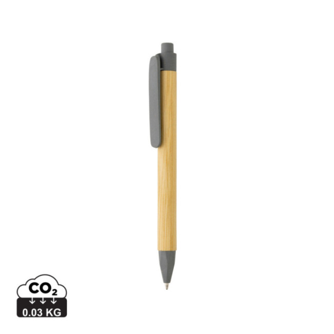 Stylo personnalisé avec baril en papier recyclé 