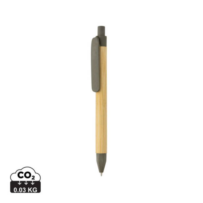 Stylo personnalisé avec baril en papier recyclé 