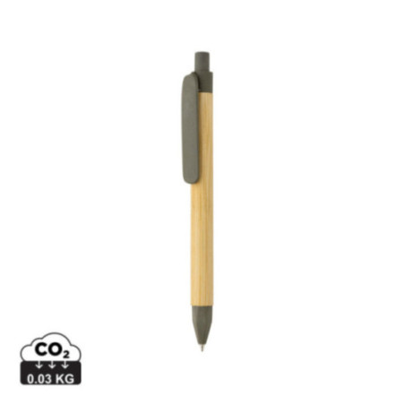 Stylo personnalisé avec baril en papier recyclé 