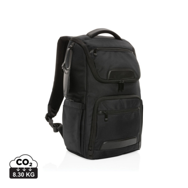 Sac à dos personnalisé en rPET AWARE™ Swiss Peak Voyager 