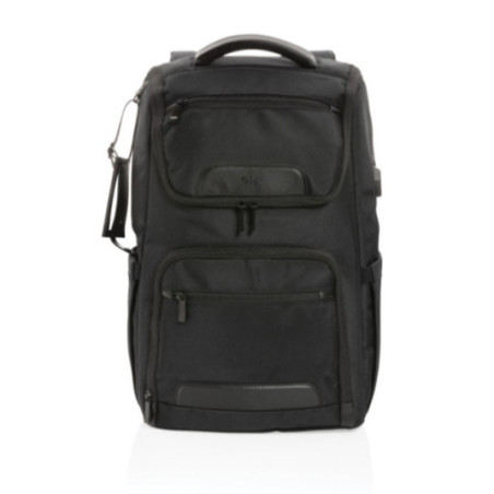 Sac à dos personnalisé en rPET AWARE™ Swiss Peak Voyager 