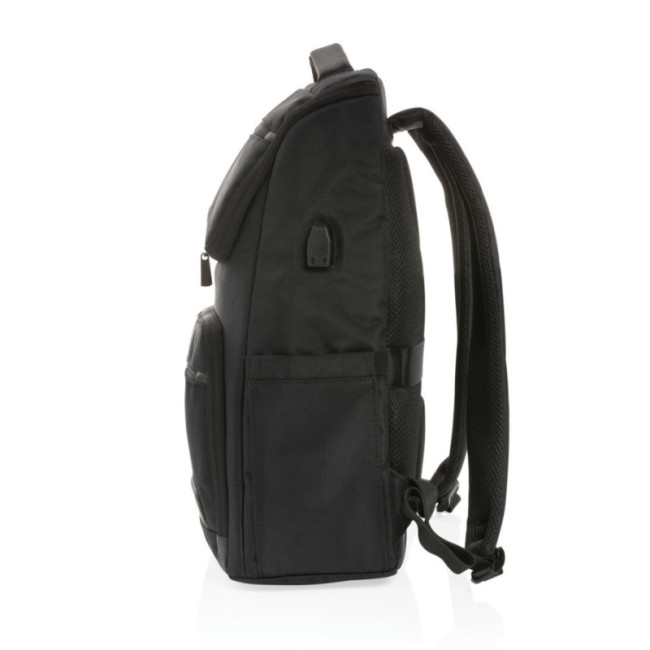 Sac à dos personnalisé en rPET AWARE™ Swiss Peak Voyager 