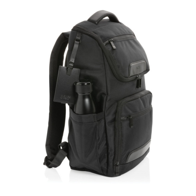 Sac à dos personnalisé en rPET AWARE™ Swiss Peak Voyager 